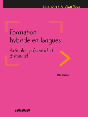 cover image of Formation hybride en langues--Articuler présentiel et distanciel--Ebook